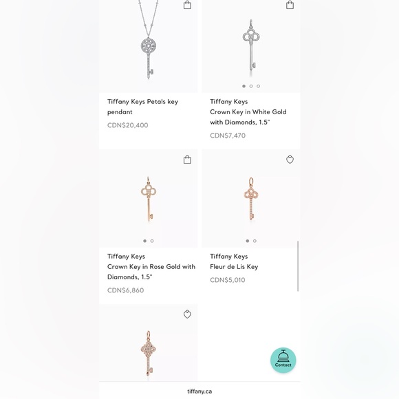 TIFFANY & CO. • Vintage Yellow Gold Tiffany Key Pendant + Fine Ball Chain - Picture 16 of 16